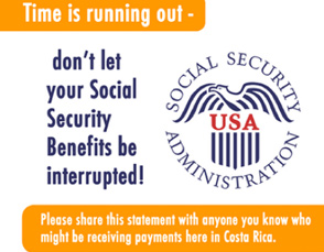 U.S. Embassy Reports Cases of Social Security Fraud in Costa Rica