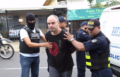 Arrest of John Saatio Photo: Public Security Ministry)