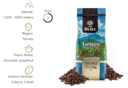 Cafe Britt Tarrazu Montecielo Ground Coffee