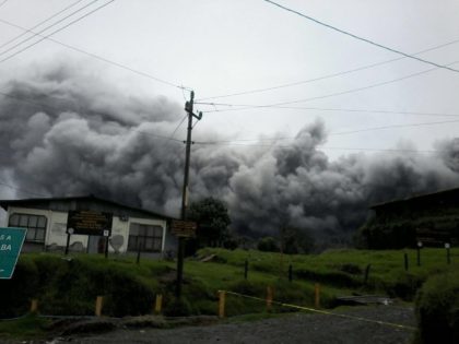 Turrialba Ash Erruption